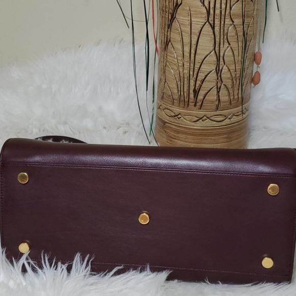 Yves Saint Laurent YSL BO Mini Sac Jour Bag Amarena Deep Purple Luxury Like NEW - Picture 4 of 11